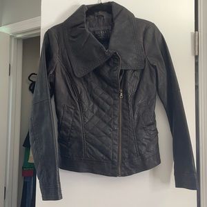 Leather guess jacket. Never worn